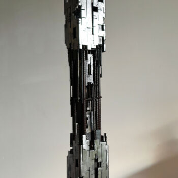 Escultura titulada "Légende" por Jerome Poumes, Obra de arte original, Metales