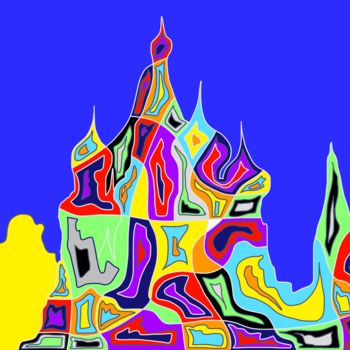 "Cathédrale Saint-Ba…" başlıklı Dijital Sanat Alexandre Poussart tarafından, Orijinal sanat, Dijital Resim
