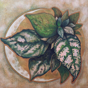 "Moonflower" başlıklı Tablo Poyenneart tarafından, Orijinal sanat, Akrilik