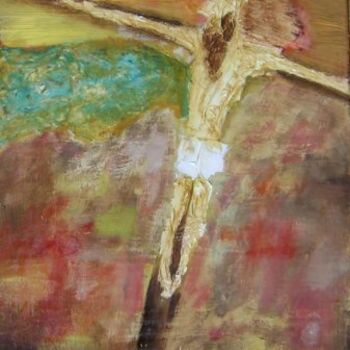 Картина под названием "Crucifixion" - Nikita Pozdnyakov, Подлинное произведение искусства