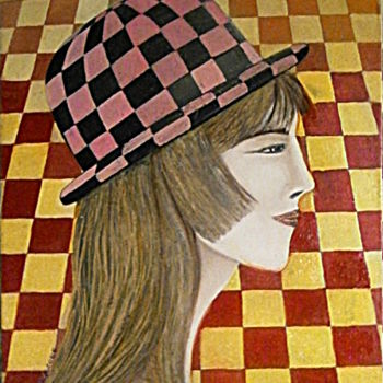 Картина под названием "domiladoré" - Pierre Paul Parmentier, Подлинное произведение искусства, Масло