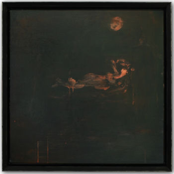 Painting titled ""Night Dream"" by David Har-Zion, Original Artwork, Acrylic