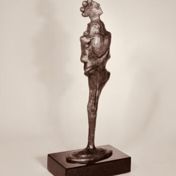 "Woman with Child" başlıklı Heykel Pierre Racine tarafından, Orijinal sanat, Bronz