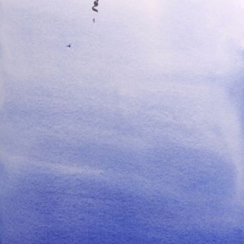 Schilderij getiteld "Landing at the top" door Prashant Prabhu, Origineel Kunstwerk, Aquarel