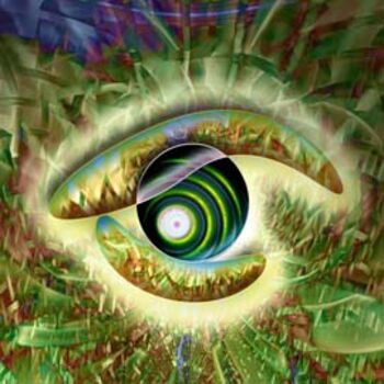 Digitale Kunst mit dem Titel "eye" von Preeta Gopalswami, Original-Kunstwerk