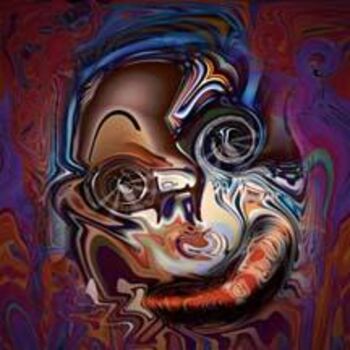 Digitale Kunst mit dem Titel "faces" von Preeta Gopalswami, Original-Kunstwerk