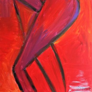 Painting titled "Lust 3" by James Presley, Original Artwork, Acrylic