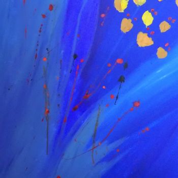 Pintura titulada "Flowers and Space B…" por James Presley, Obra de arte original, Acrílico