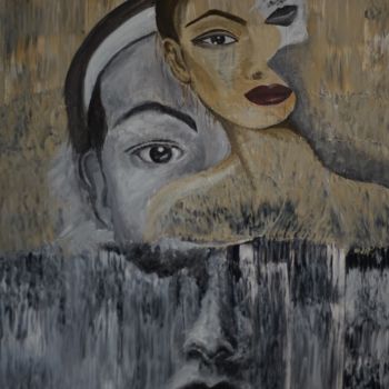Peinture intitulée "“DISPOSITION”" par Prespective Psychology, Œuvre d'art originale, Acrylique