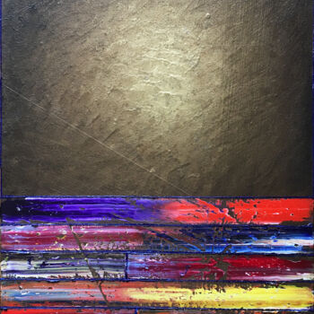 Картина под названием "Spaced Out" - Preston M. Smith (PMS), Подлинное произведение искусства, Масло