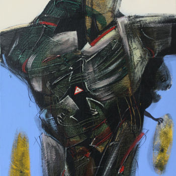 Peinture intitulée "Empty Armor" par Pribi, Œuvre d'art originale, Acrylique