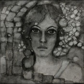 Peinture intitulée "Yasmina" par Barbaram, Œuvre d'art originale, Acrylique