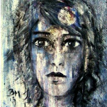 Painting titled "Celina" by Barbaram, Original Artwork, Acrylic