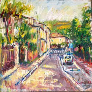 Painting titled "Casalgrande alto" by Primo Canepari, Original Artwork, Oil