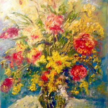 绘画 标题为“fiori di primavera” 由Primo Canepari, 原创艺术品, 油