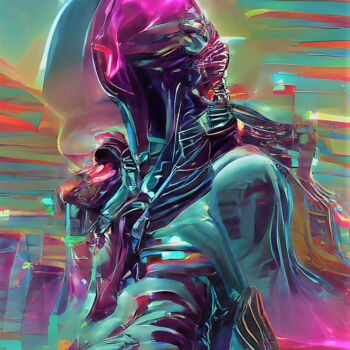 Digital Arts titled "Space Delirium" by Prince Elros, Original Artwork, 2D Digital Work