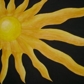 Malerei mit dem Titel "sun 25" von Prior, Original-Kunstwerk