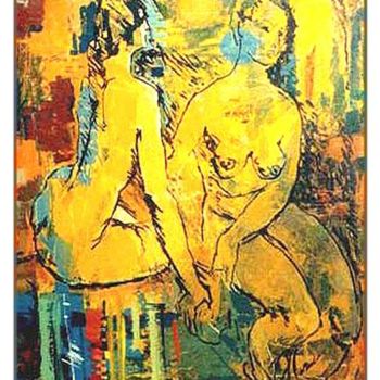 Painting titled "Duo" by Mikhail Priorov, Original Artwork