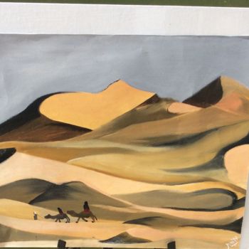 Pittura intitolato "Desert memories" da Priti Biscuitwala, Opera d'arte originale