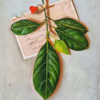 Pittura intitolato "Letter to Josephine" da Priyanka Singh, Opera d'arte originale, Olio