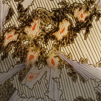 Disegno intitolato "Immagini" da Mary Sargent, Opera d'arte originale, Inchiostro
