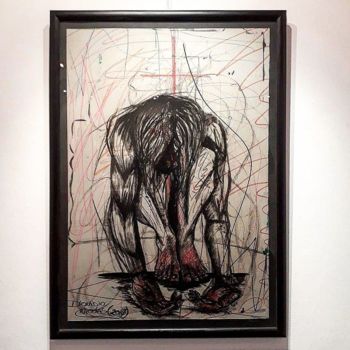 Painting titled "Cuerpo" by Nicolas D'Ovidio, Original Artwork