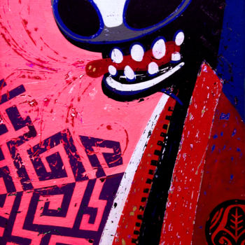 Schilderij getiteld "Matador / Torero" door Prop, Origineel Kunstwerk, Acryl