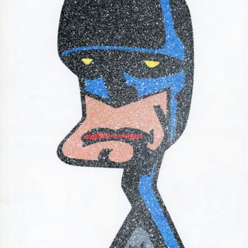Schilderij getiteld "Batman" door Prop, Origineel Kunstwerk, Acryl