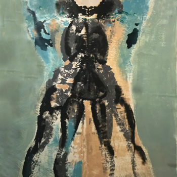Картина под названием "Двое_1" - Анна   Седова, Подлинное произведение искусства, Акрил