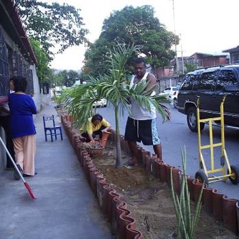 Escultura titulada "Jornada de plantaci…" por Luisadiaz, Obra de arte original, Otro