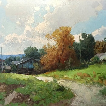 Painting titled "On the Edge of the…" by Yuri Pryadko, Original Artwork, Oil