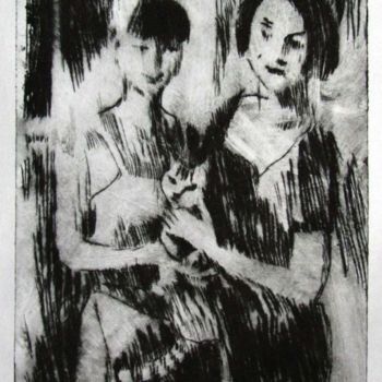 Отпечатки и Гравюры под названием "Сёстры." - Sergey Makeev, Подлинное произведение искусства, гравюра