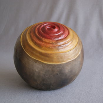 Sculpture titled "LABERINTH" by Puchi, Original Artwork, Ceramics
