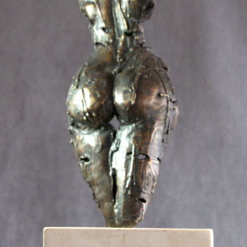 Sculpture titled "BRONZE TORSO" by Puchi, Original Artwork, Metals