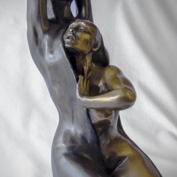 Sculpture titled "RE-EMERGING" by Puchi, Original Artwork, Metals