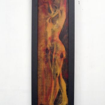 Painting titled "Figure" by Puchi, Original Artwork, Acrylic