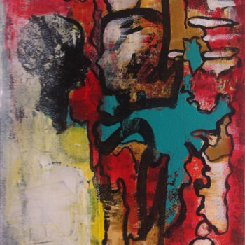 Картина под названием "abstracto-k.jpg" - Puchi, Подлинное произведение искусства, Акрил