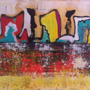 Ζωγραφική με τίτλο "abstracto-h.jpg" από Puchi, Αυθεντικά έργα τέχνης, Ακρυλικό