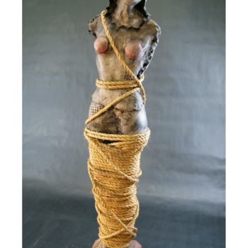 Sculpture titled "Whatever-It-Takes" by Puchi, Original Artwork, Ceramics