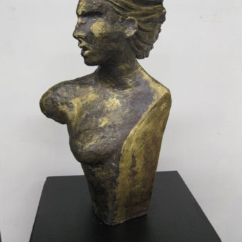 Sculpture titled "AMAZON WOMAN" by Puchi, Original Artwork