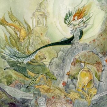Painting titled "17. Forgotten Bells…" by Shadowscapes, Original Artwork