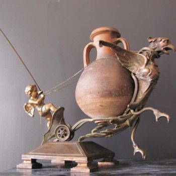 Скульптура под названием "АНТИКА" - Сергей Боголюбов, Подлинное произведение искусства, Литьё