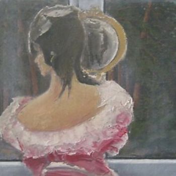 Картина под названием "Дача с сосновом бор…" - Сергей Боголюбов, Подлинное произведение искусства