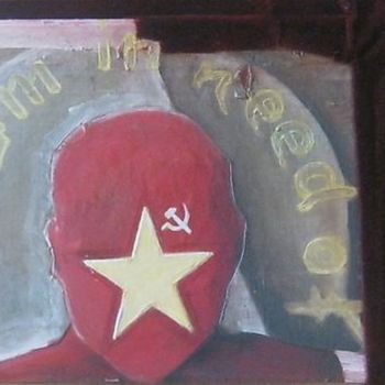 Schilderij getiteld "Социализм.." door Sergei Bogoliubov, Origineel Kunstwerk, Acryl