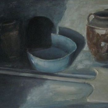 Malerei mit dem Titel "Натюрморт.." von Sergei Bogoliubov, Original-Kunstwerk, Öl