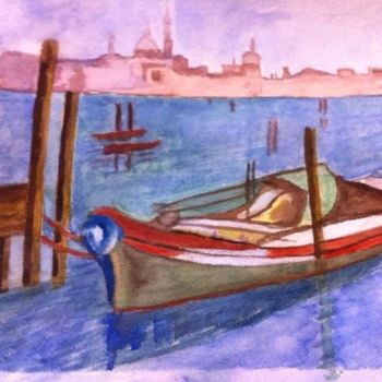 Pintura intitulada "Venecia" por Purity, Obras de arte originais