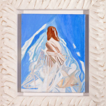 Pittura intitolato "Mujer de espalda" da Purity, Opera d'arte originale, Olio