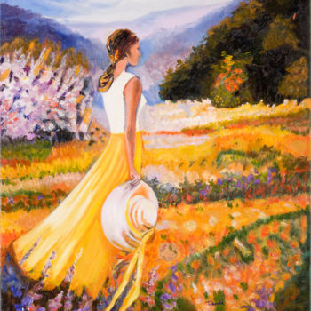 Painting titled "Primavera" by Purity, Original Artwork, Oil