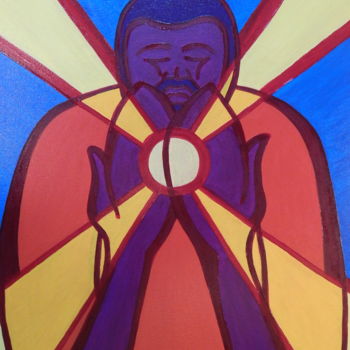 Painting titled "Communion" by Richard J. Bond, Original Artwork, Oil