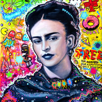 "Tableau Pop Art Fri…" başlıklı Tablo Pvettese tarafından, Orijinal sanat, Akrilik